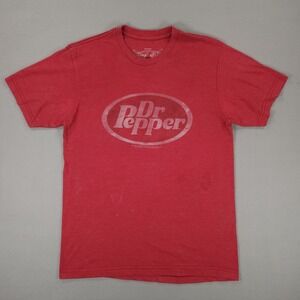 Mens Savvy Brand Dr.Pepper Tshirt Red SZ Medium Short Sleeve Casual Top SodaPop